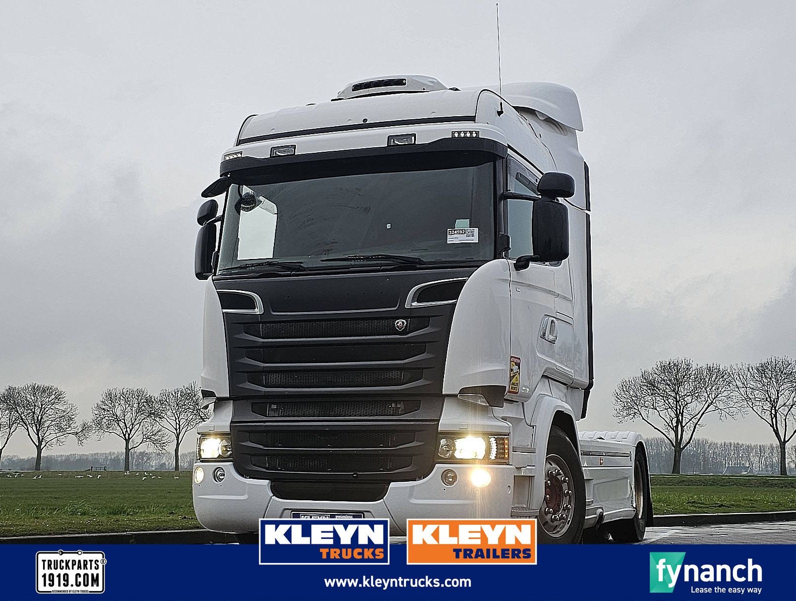 SCANIA R520 hl v8 leather ret., Automaat, Euro 6, Scania, Wit