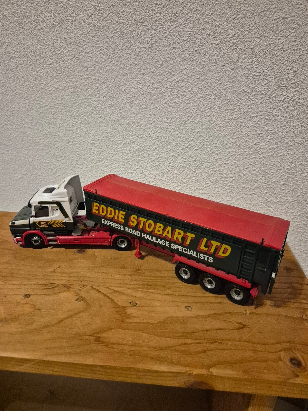 Scania 144L torpedo met kieper.  Eddie Strobart, Ophalen of Verzenden, Zo goed als nieuw, Bus of Vrachtwagen, Corgi