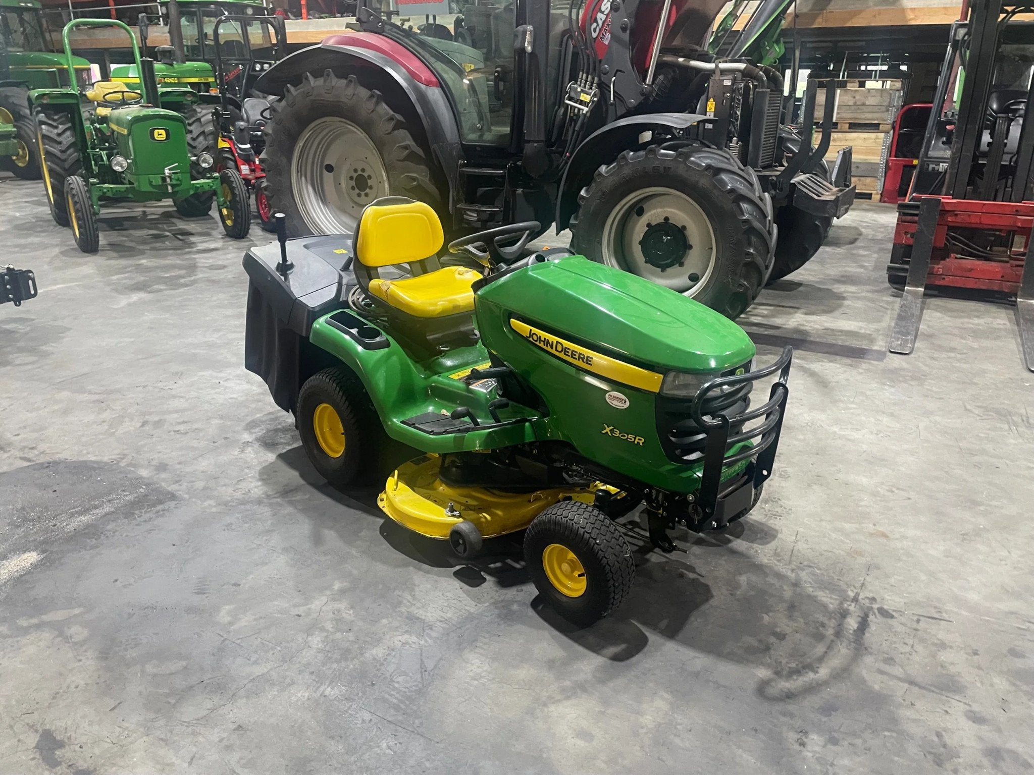 John Deere X305R, Overige, Oogstmachine