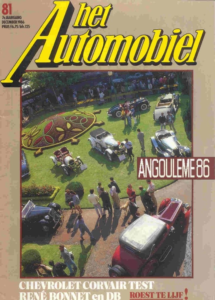 Het Automobiel 81 Corvair Monza Cpé, René Bonnet, DB, Rovin, Ophalen of Verzenden, Nieuw, Chevrolet