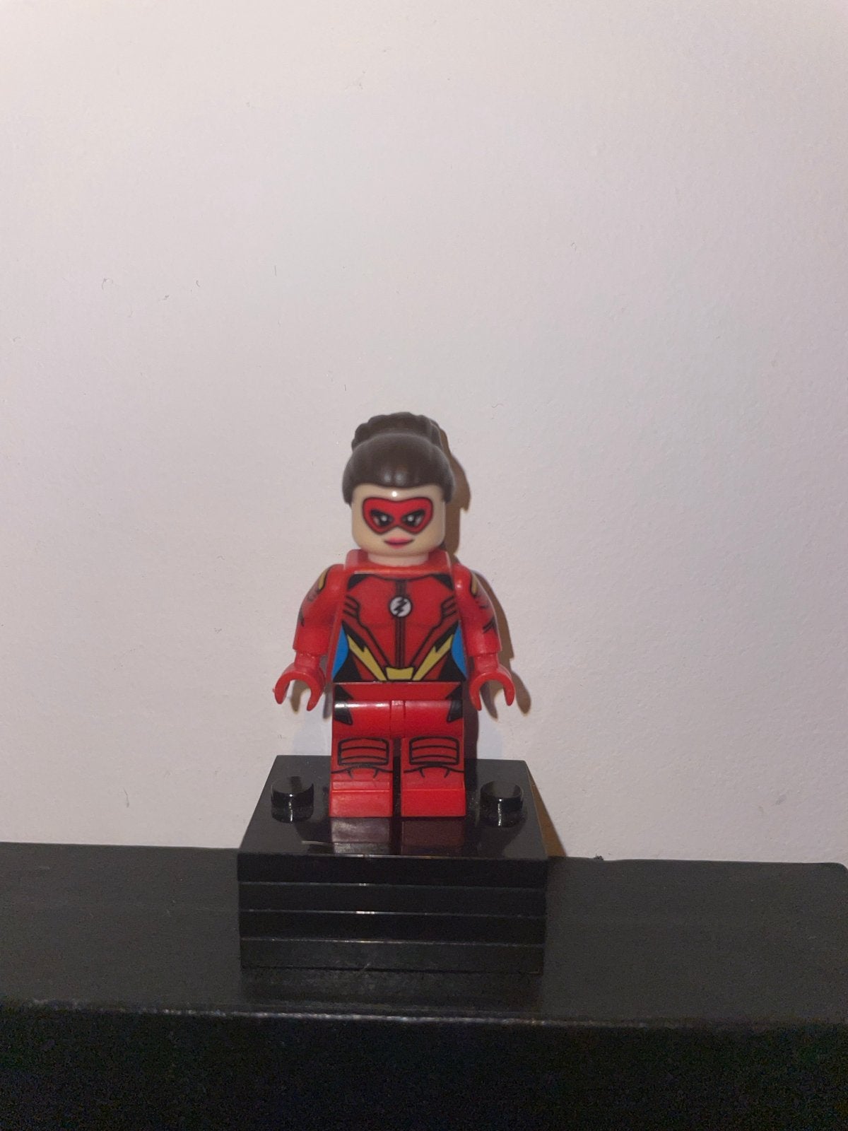 Lego The Flash Minifiguur - Jesse Quick custom, Ophalen of Verzenden, Zo goed als nieuw, Overige merken