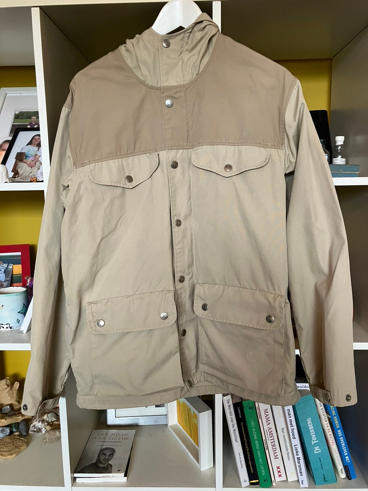 Fjällraven Greenland Jacket men vanaf € 65 bieden, Fjallraven, Maat 48/50 (M), Beige, Ophalen of Verzenden