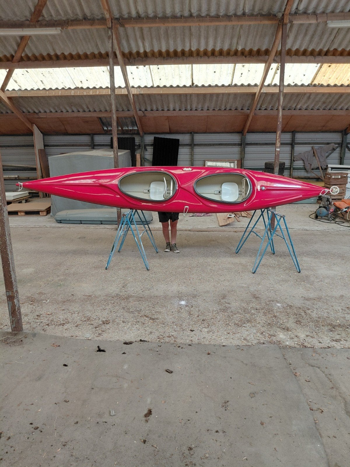 Comfortabele luxe 2- persoons kano met roer, Watersport en Boten, Kano's, Gebruikt, Eén persoon, Ophalen