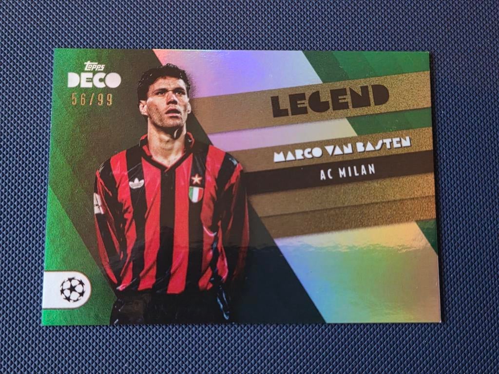 Marco van Basten /99 Topps Deco Legend AC Milan, Ophalen of Verzenden, Nieuw, Buitenlandse clubs, Spelerskaart
