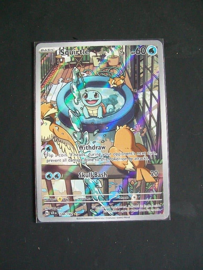 2567. Nieuwe Pokemon Kaart SECRET SQUIRTLE HP 60 (148/142), Verzenden, Nieuw, Losse kaart, Foil
