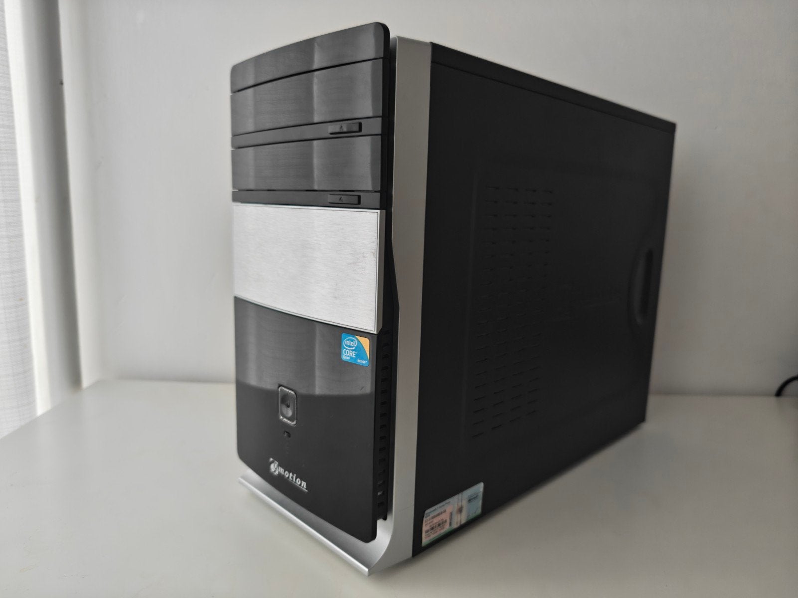 QMotion Core 2 Quad Q8400 PC - 4GB DDR2, Geüpgraded, Ophalen, 2 tot 3 Ghz, HDD, Intel Core 2 Quad Q8400