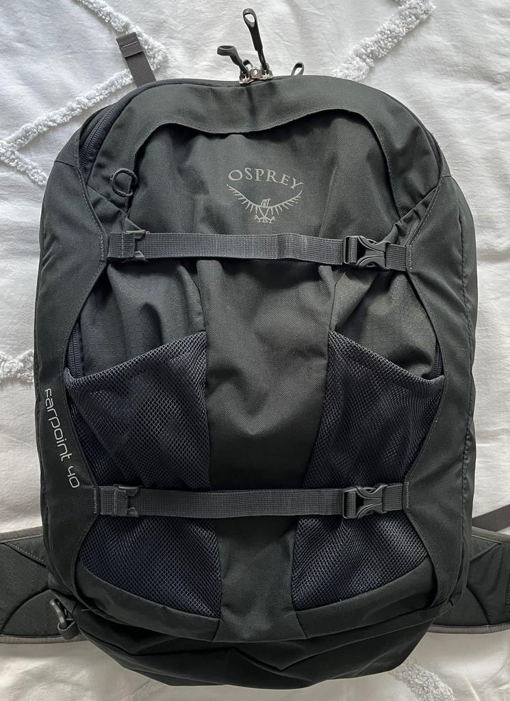 Osprey backpack 40L - Like new, Ophalen, Zo goed als nieuw, Grijs