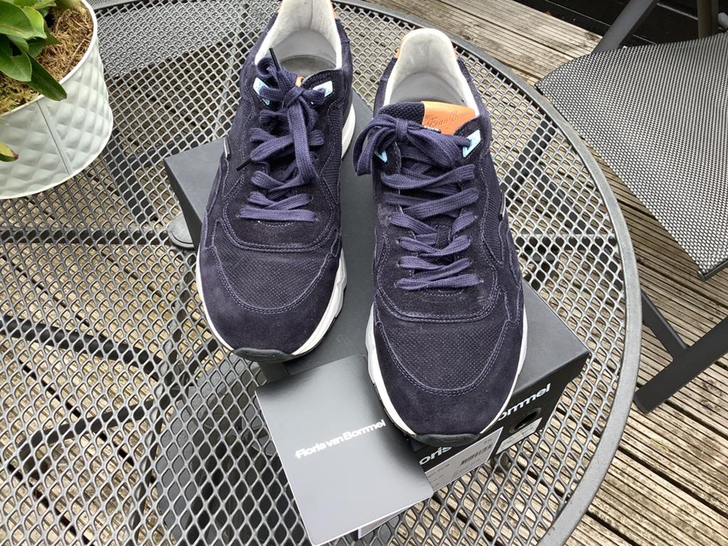 Floris van Bommel De Zager maat 7 1/2, Ophalen, Zo goed als nieuw, Blauw