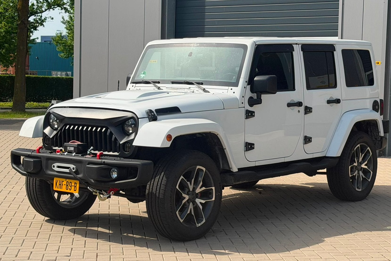 ‼️JEEP WRANGLER JK EXCLUSIEF ENIGE IN NEDERLAND YOUNGTIMER‼️, Auto's, Jeep, Automaat, Euro 5, Zwart, Wit