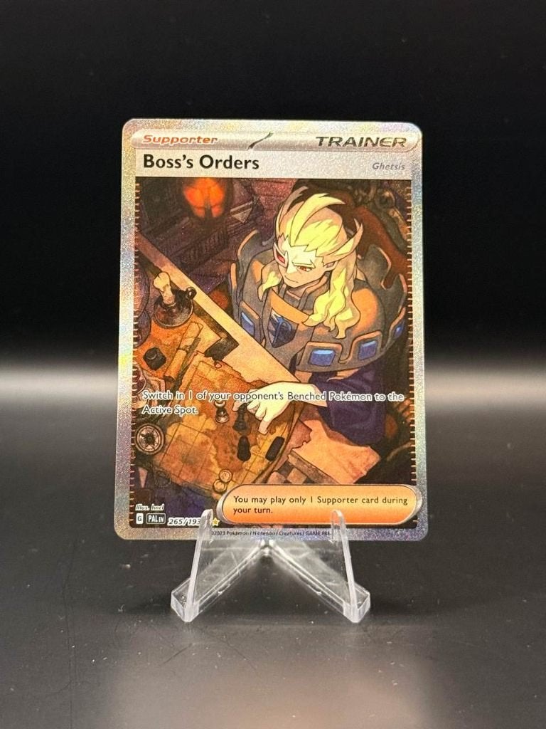 Boss's Orders SIR	265/193	Engels	NM | Pokemon, Ophalen of Verzenden, Nieuw, Losse kaart, Foil