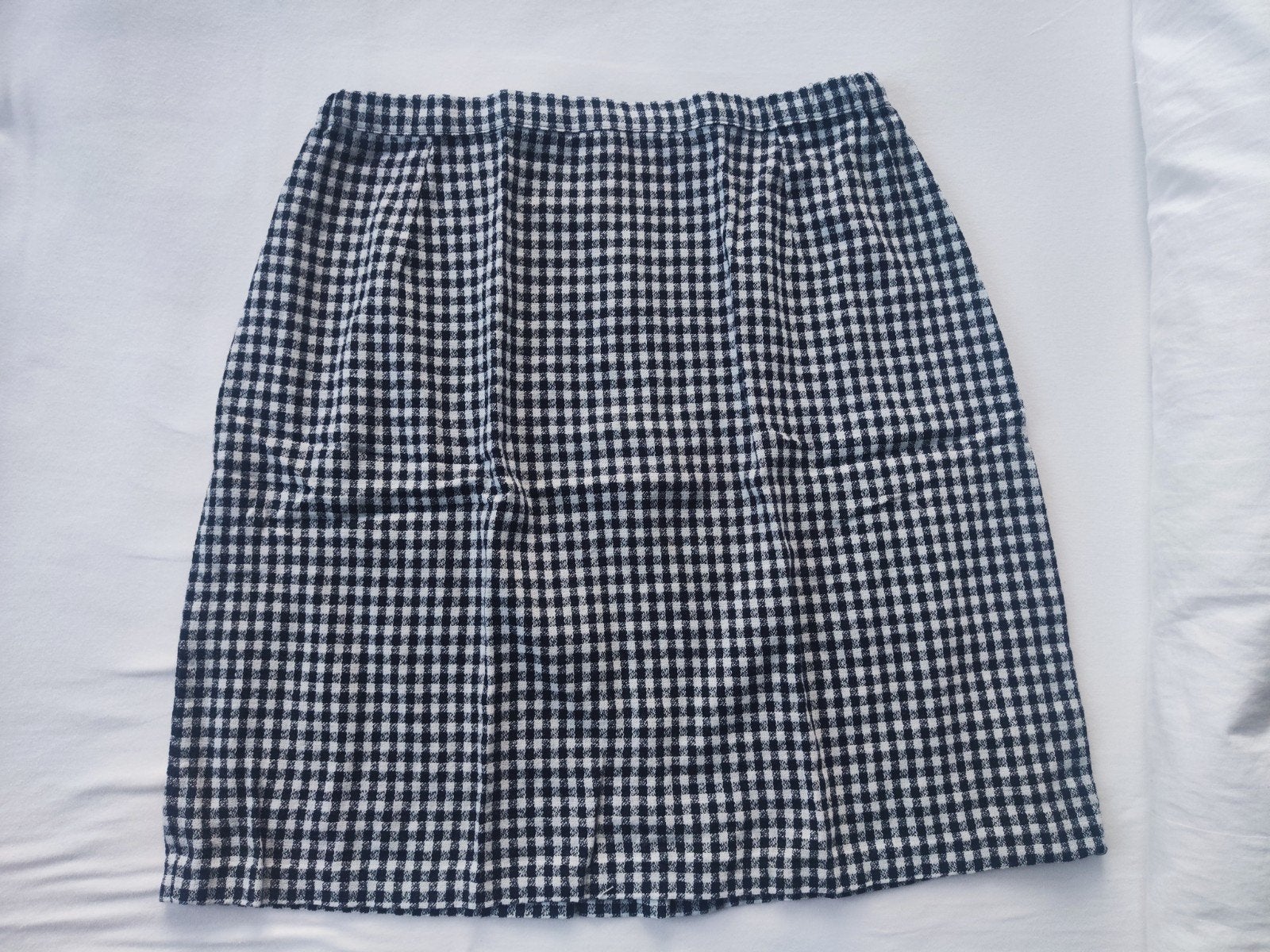 Nieuw geruit rokje, zwart-wit M, Maat 38/40 (M), Zwart, Nieuw, Ophalen of Verzenden