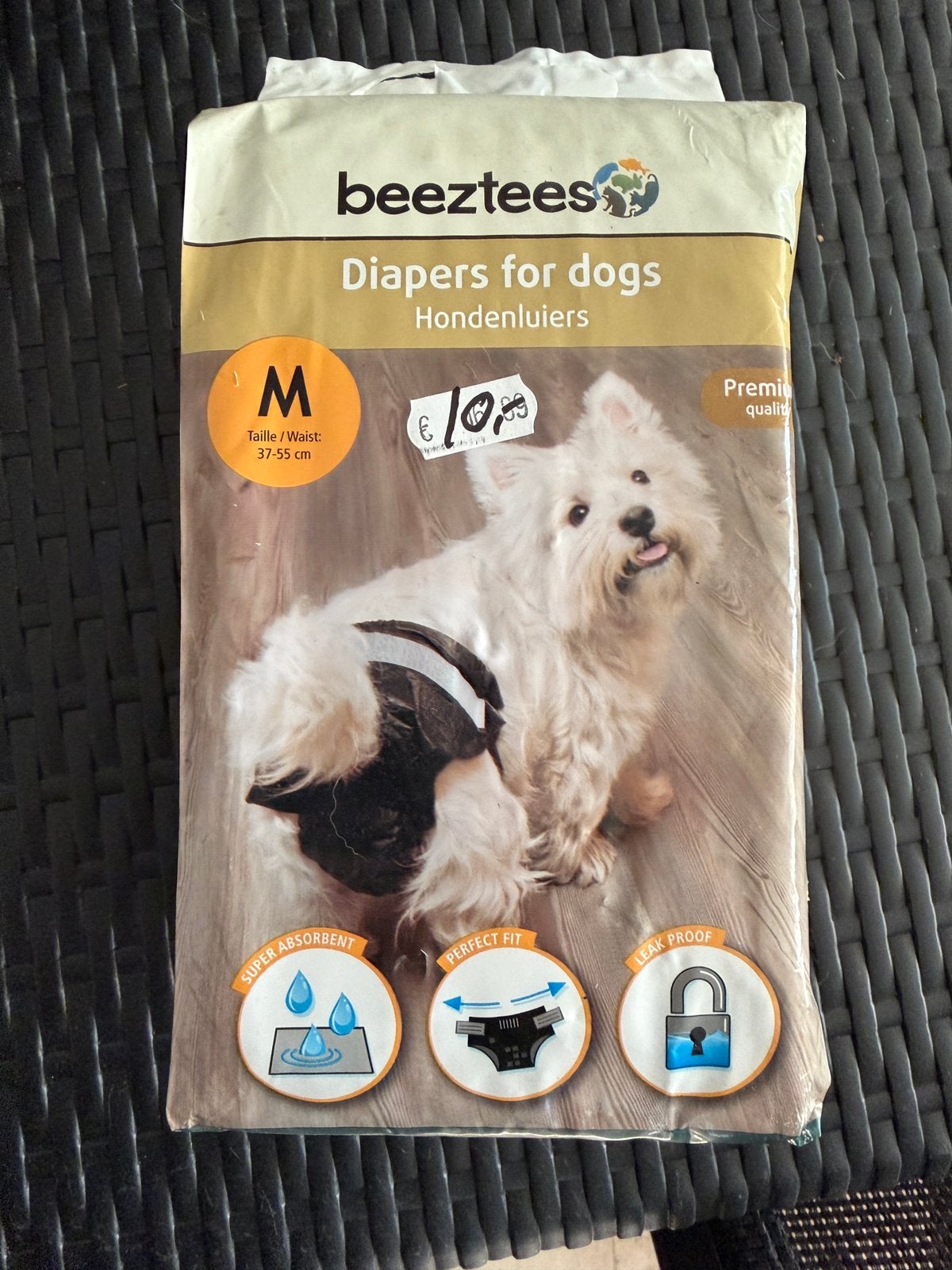 Nieuwe Beeztees hondenluiers maat M – 12 stuks – 7-16 kg, Dieren en Toebehoren, Beeztees, Ophalen of Verzenden, Nieuw, Overige typen