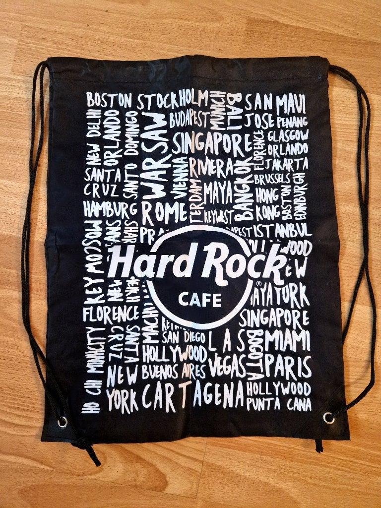 Zwarte kleine lichte Hard rock cafe rugzakje, nieuw!, Verzamelen, Ophalen of Verzenden, Nieuw, Gebruiksvoorwerp
