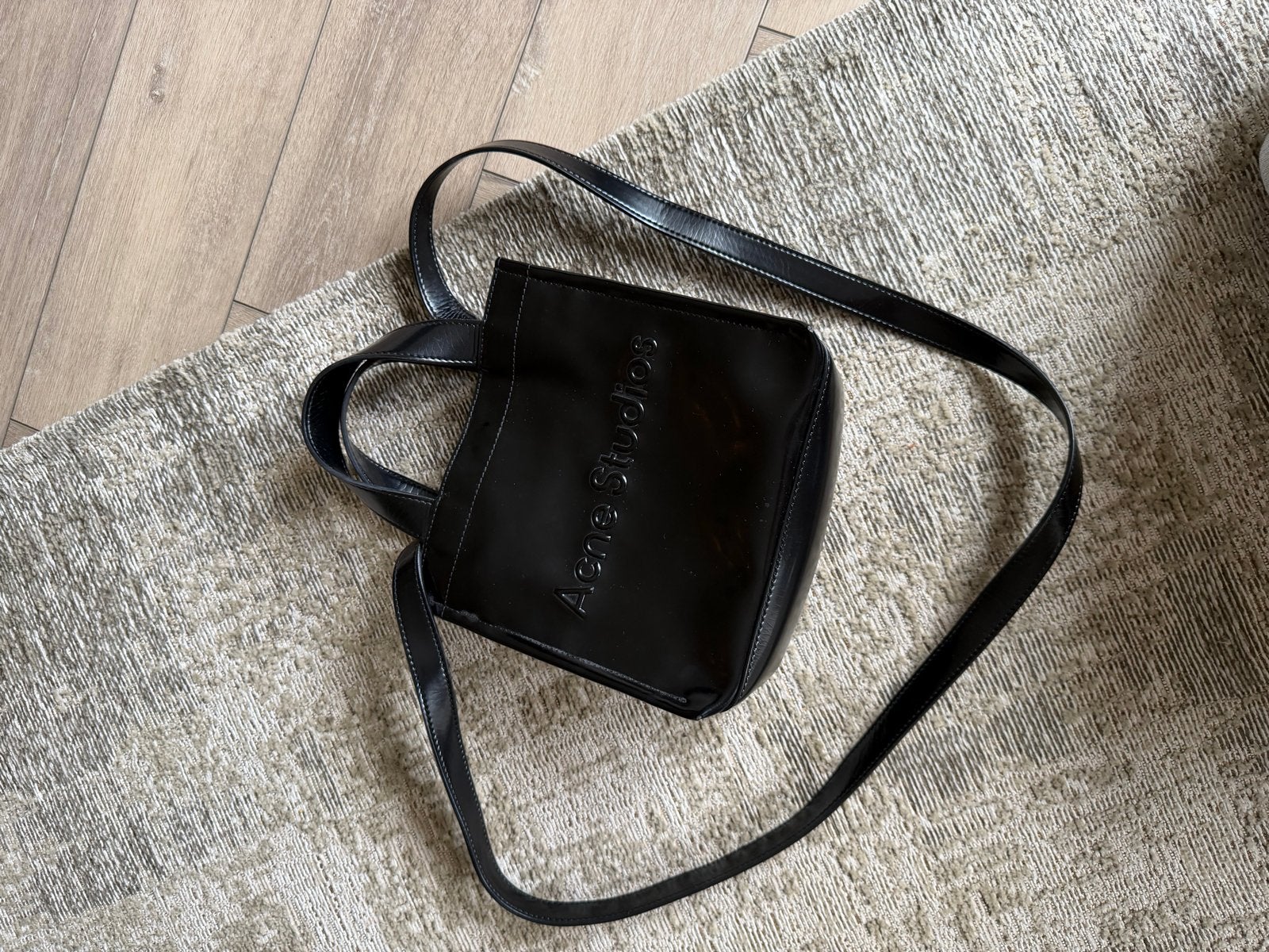 Acne Studios mini tasje zwart, Ophalen of Verzenden, Gebruikt, Zwart, Schoudertasje