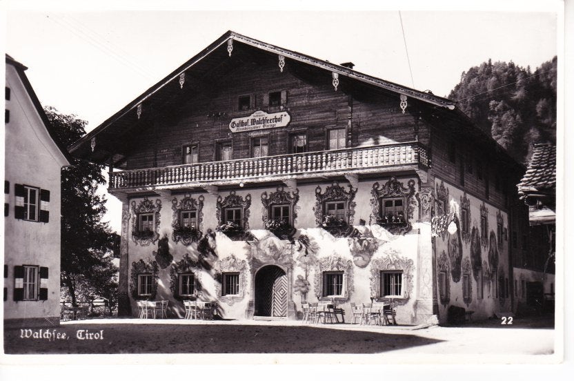 WALCHSEE,- Gasthof Walchseehof, Tirol 14-09, Ophalen of Verzenden, 1940 tot 1960, Gelopen, Oostenrijk