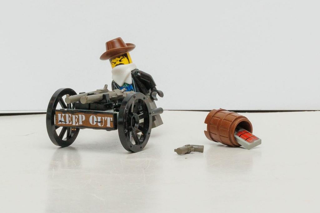 LEGO 6790 /6791 # Western: Cowboys:Bandiets Wheel gun., Ophalen of Verzenden, Gebruikt, Lego