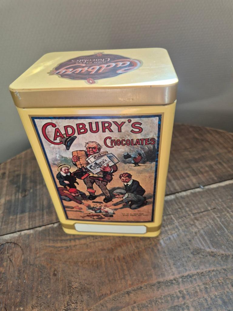 Cadburry's chocolates blik, Ophalen of Verzenden, Gebruikt, Overige