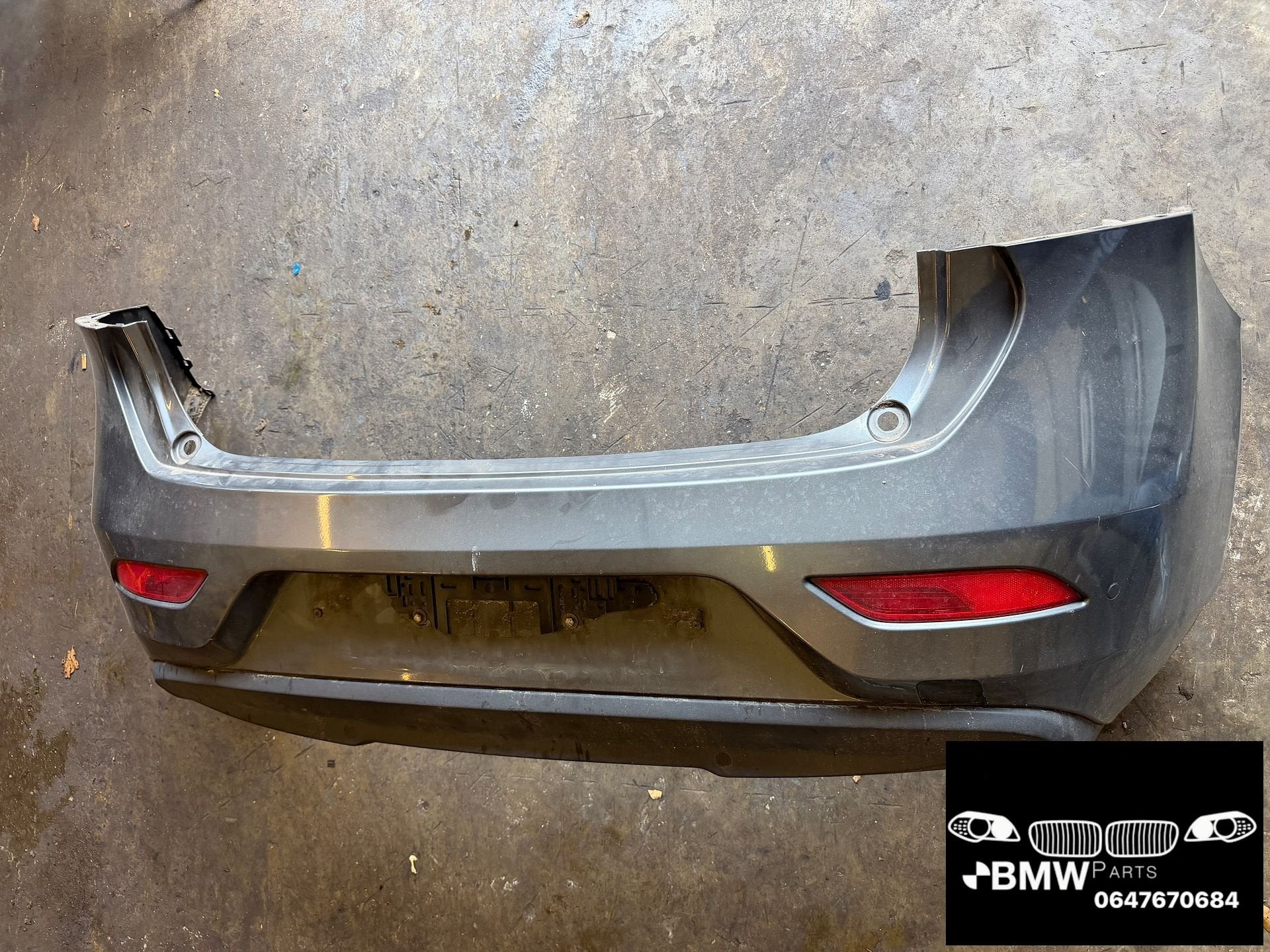 Achterbumper Volvo V40 2012 - 2019 grijs, Auto-onderdelen, Gebruikt, -, Ophalen of Verzenden, Volvo