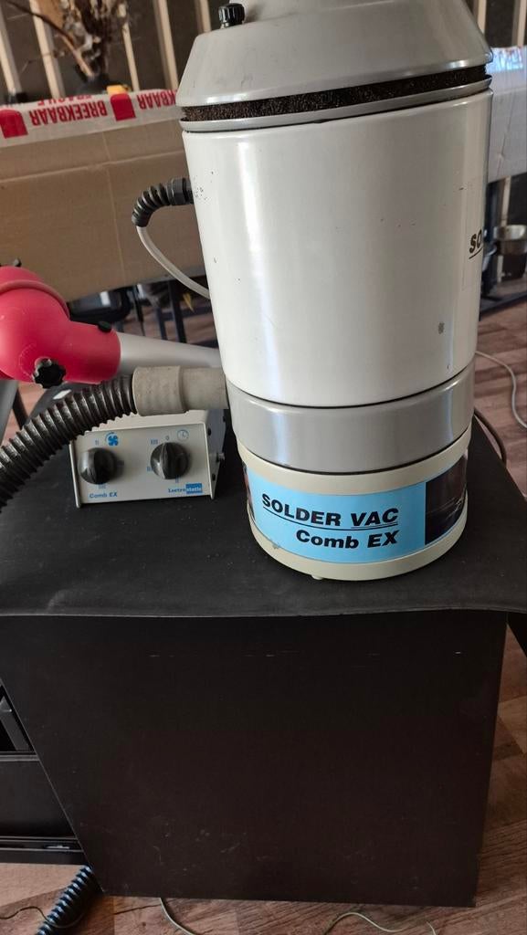 Professionele Solder Vac Comb EX Afzuiging met Timer, Ophalen of Verzenden