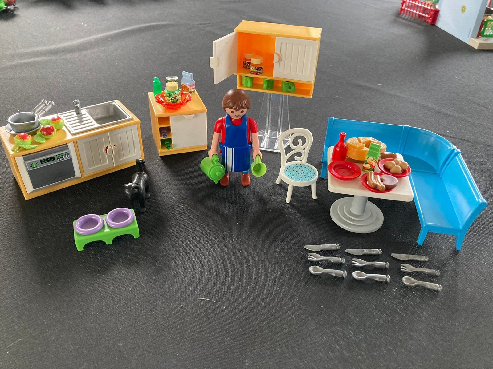 Playmobil keuken met zithoek 5336, Ophalen of Verzenden, Zo goed als nieuw