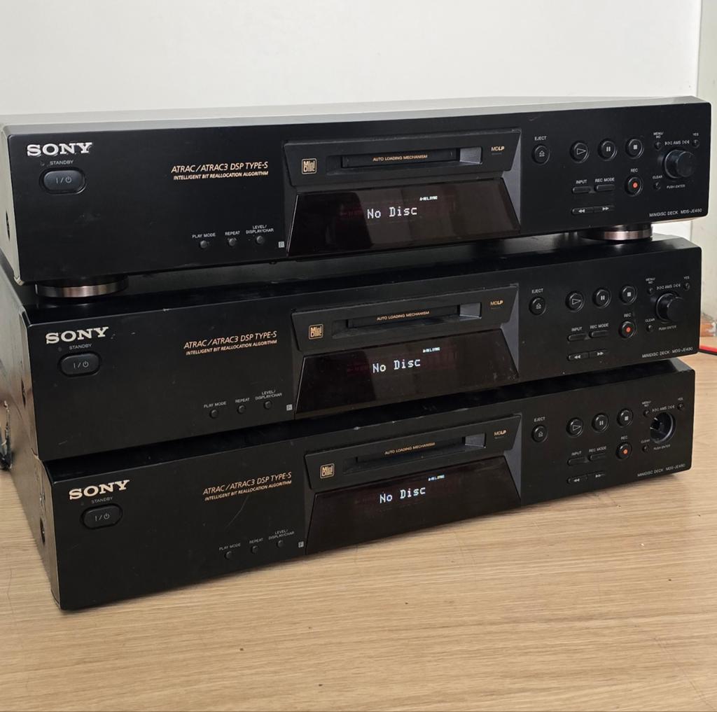 SONY mds-je480  3stuk, Ophalen of Verzenden, Minidisc-recorder