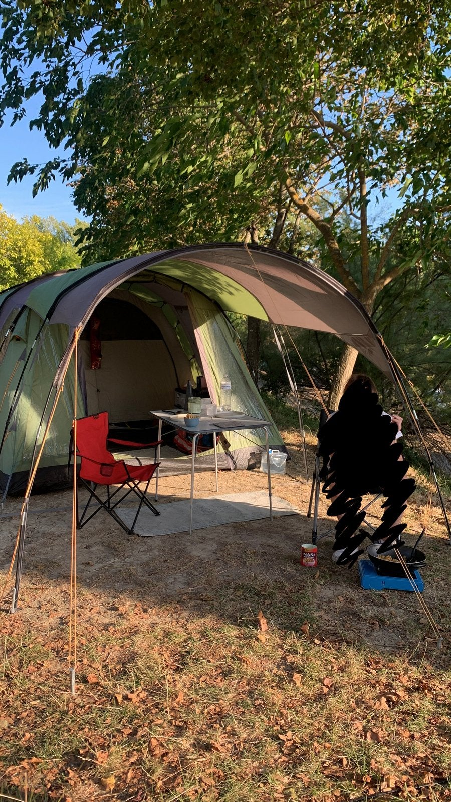 Coleman Cook 4 tent + luifel, Ophalen, Gebruikt, Tot en met 4