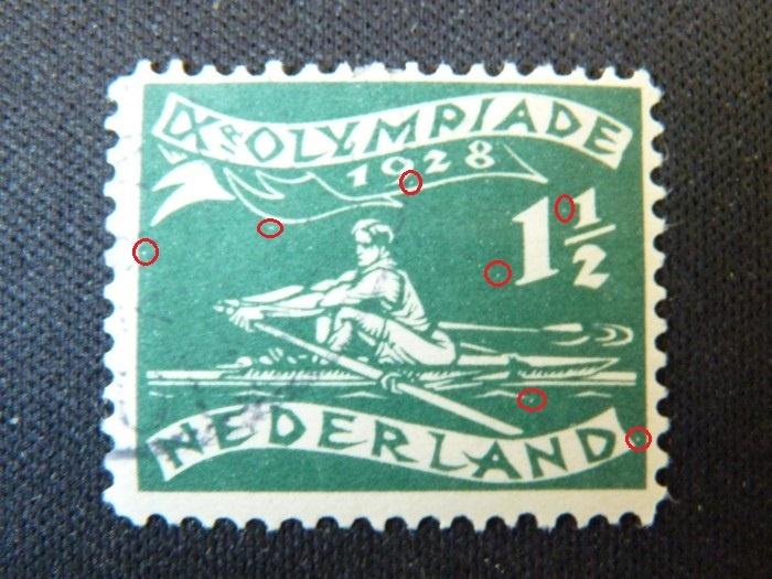 plaatfout 212 , gestempeld., Postzegels en Munten, Postzegels | Nederland, Verzenden, T/m 1940, Gestempeld