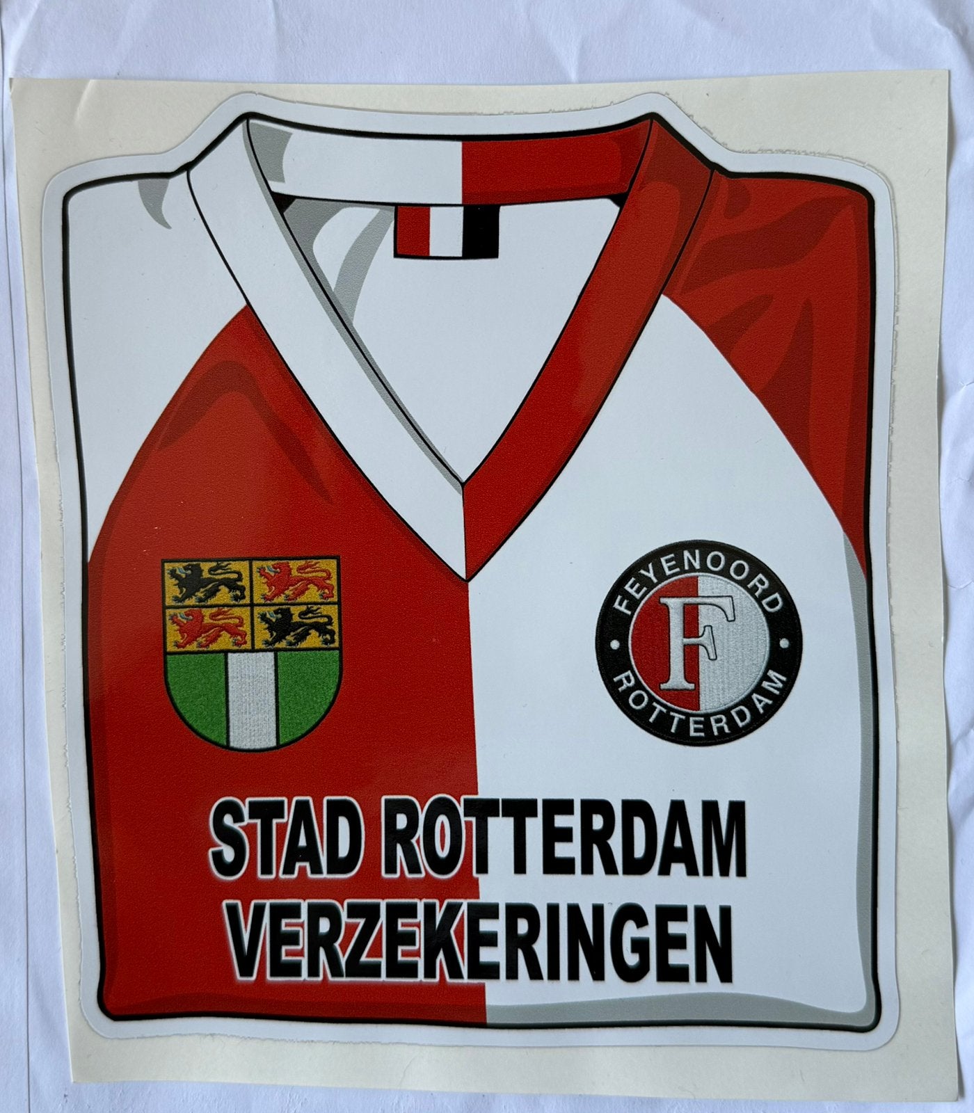 Feyenoord A4 sticker, Ophalen of Verzenden, Nieuw, Overige typen