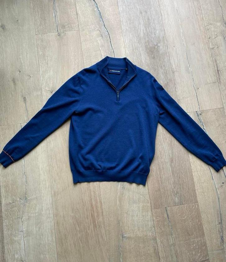 Joe Merino heren trui met rits - Maat XL kleur new navy, Kleding | Heren, Truien en Vesten, Ophalen of Verzenden, Zo goed als nieuw