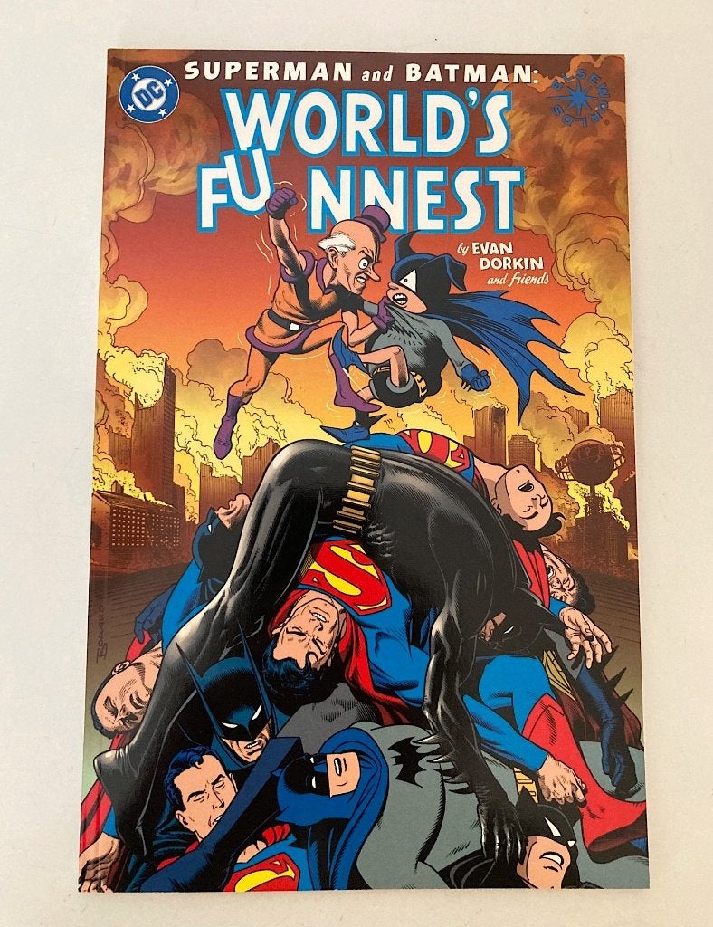 Superman and Batman World's Funnest GN (DC Comics), Boeken, Strips | Comics, Amerika, Evan Dorkin, Nieuw, Ophalen
