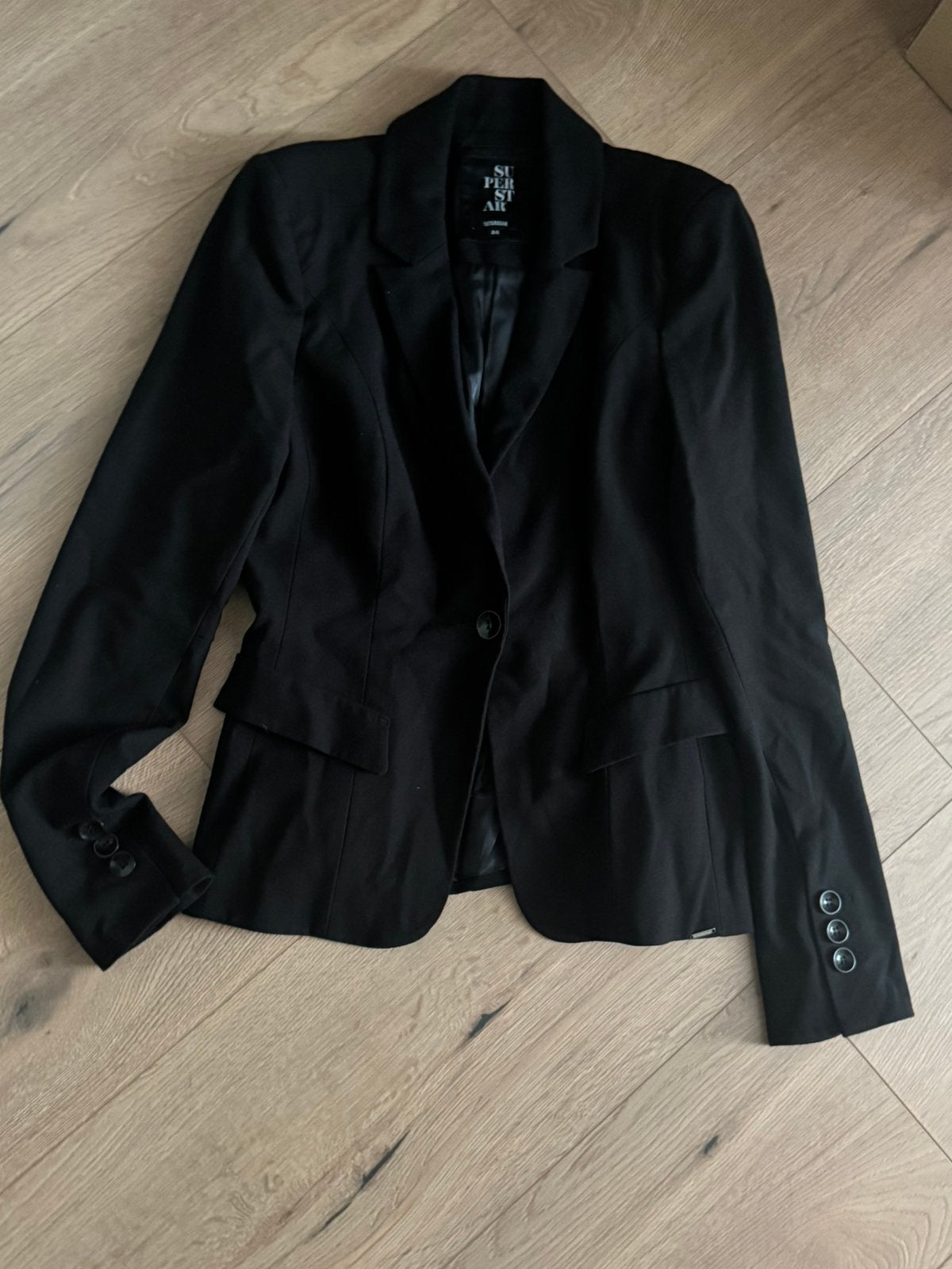 Superstar blazer maat 36,, Kleding | Dames, Ophalen of Verzenden, Maat 36 (S), Zwart