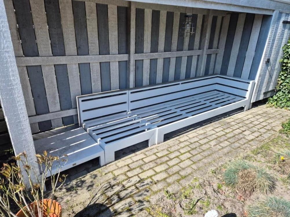 Bellagio Avolo Loungeset (253+80cm), Ophalen, Gebruikt, Bank, Aluminium