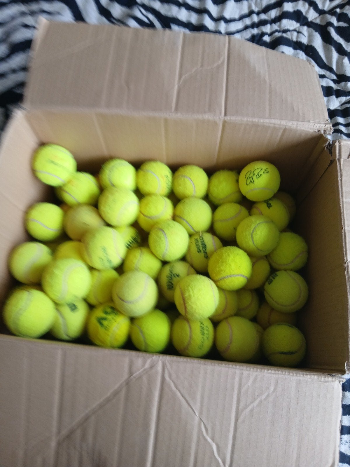 mooie tennis ballen voor de hond, Dieren en Toebehoren, Ophalen, Zo goed als nieuw, Hondenballen
