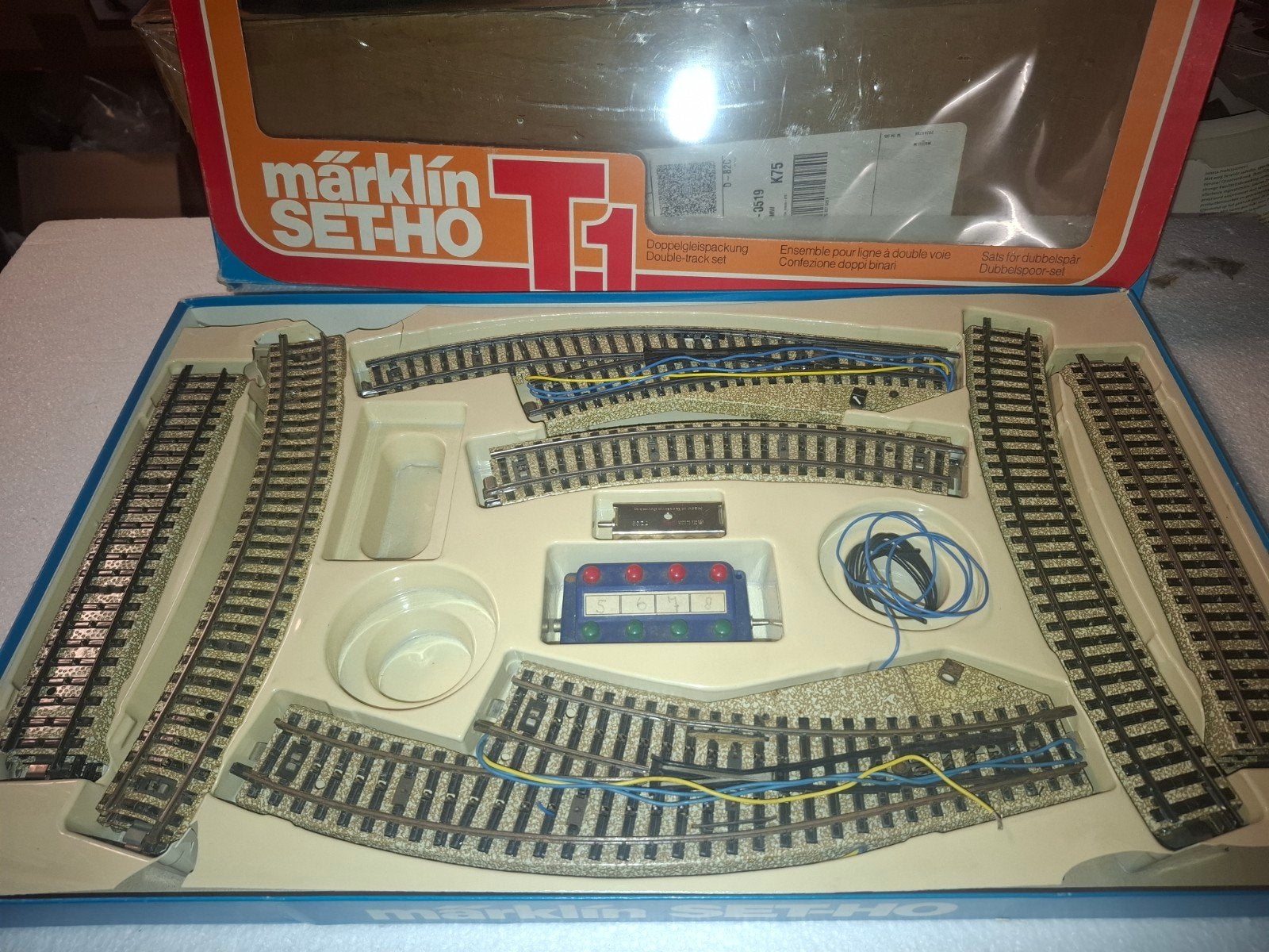 t1 marklin m rails uitbreiding set 5192, Wisselstroom, Rails, Ophalen of Verzenden, Zo goed als nieuw