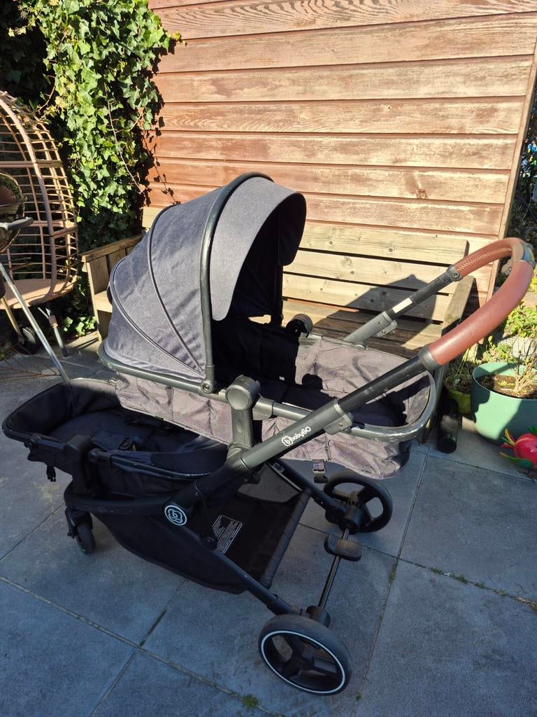Babygo Duo Wagen - Comfortabele Duowagen, Gebruikt, Duowagen, Combiwagen, Ophalen