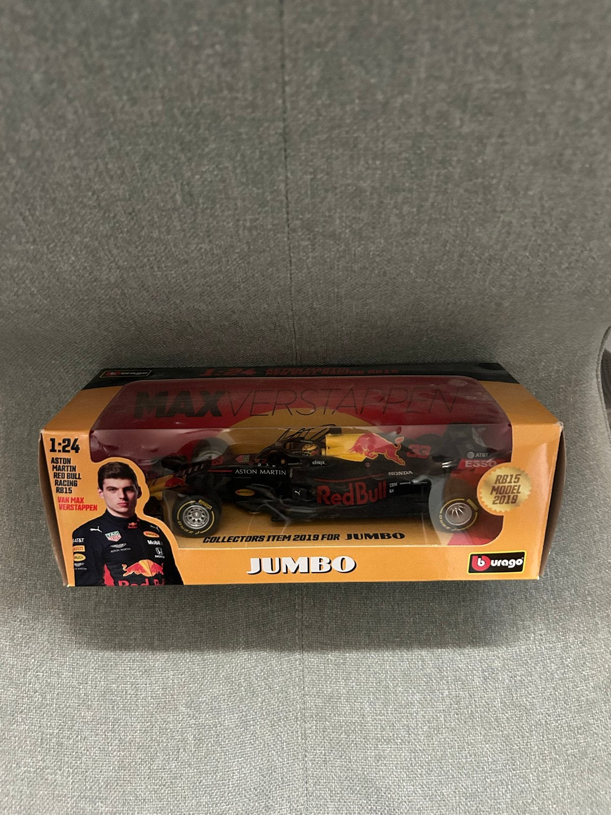 Max Verstappen Red Bull Racing RB15 model 2019 (Burago), Ophalen of Verzenden, Nieuw