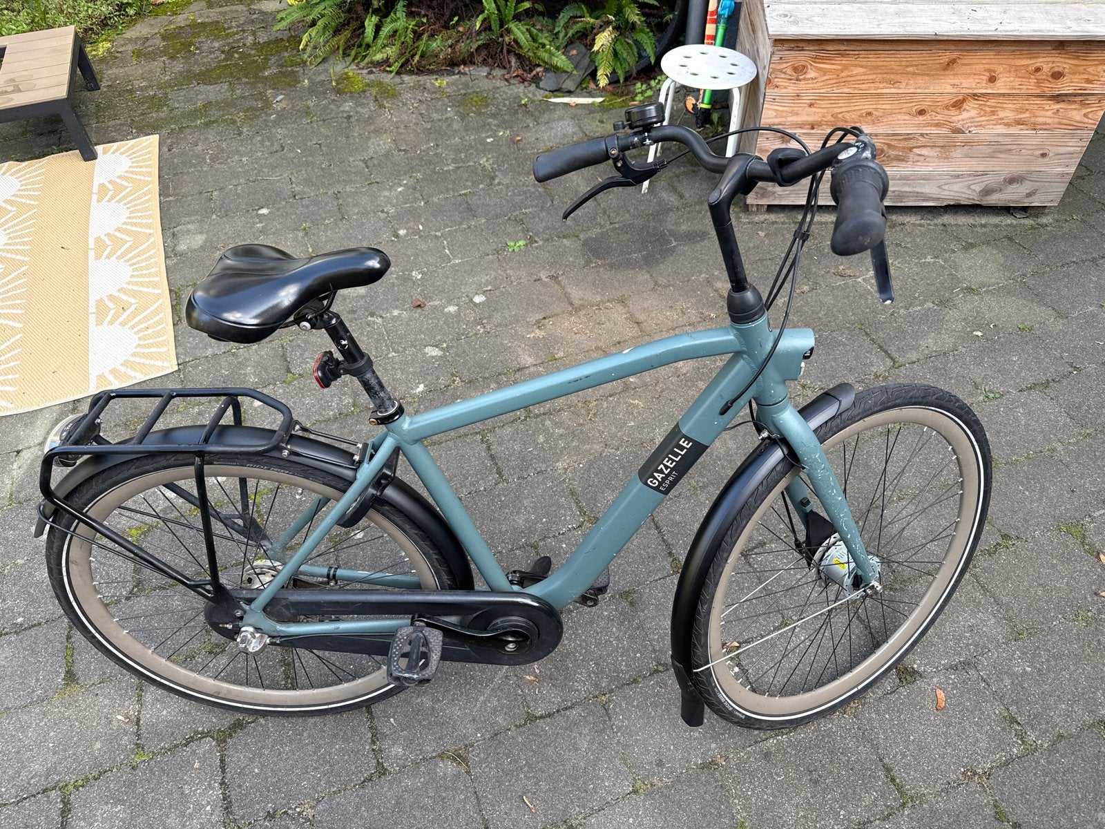 Gazelle Esprit framehoogte 49; petrol blue., Versnellingen, 49 tot 53 cm, Ophalen of Verzenden, Zo goed als nieuw
