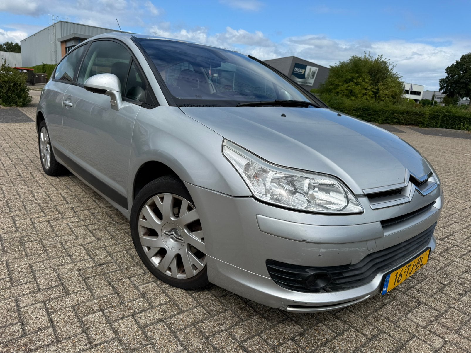 Citroën C4 1.6-16V AUTOMAAT/CRUISE/AIRCO/SCHERM/NAP, Stof, 4 cilinders, 676 kg, Grijs