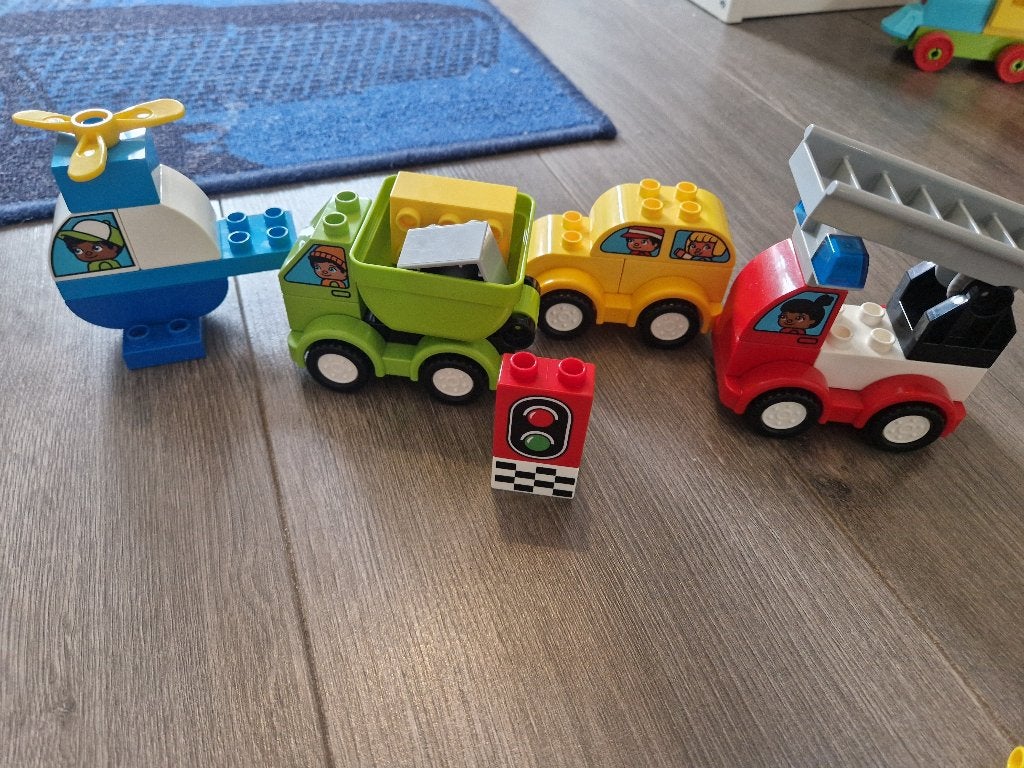 LEGO DUPLO Mijn eerste auto creaties (10886), Ophalen, Zo goed als nieuw, Duplo