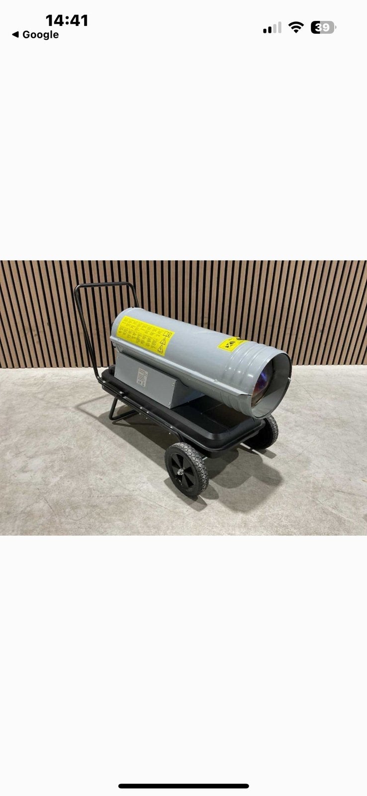 Diesel warmte kannon  nieuw, Doe-het-zelf en Verbouw, Ophalen, 30 tot 80 cm, 60 tot 150 cm, Kachel