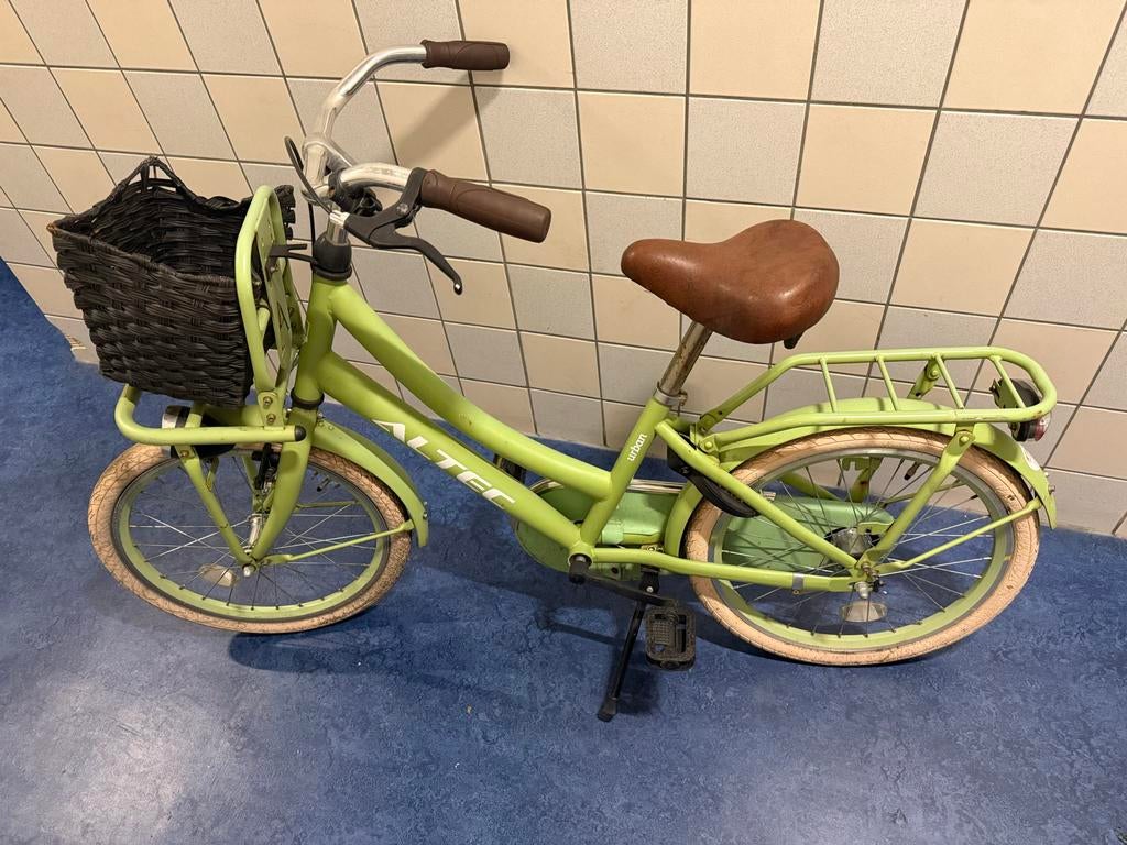 Altec Urban Kinderfiets 16 inch - Groen, Ophalen, Gebruikt, Velgrem, 16 tot 20 inch