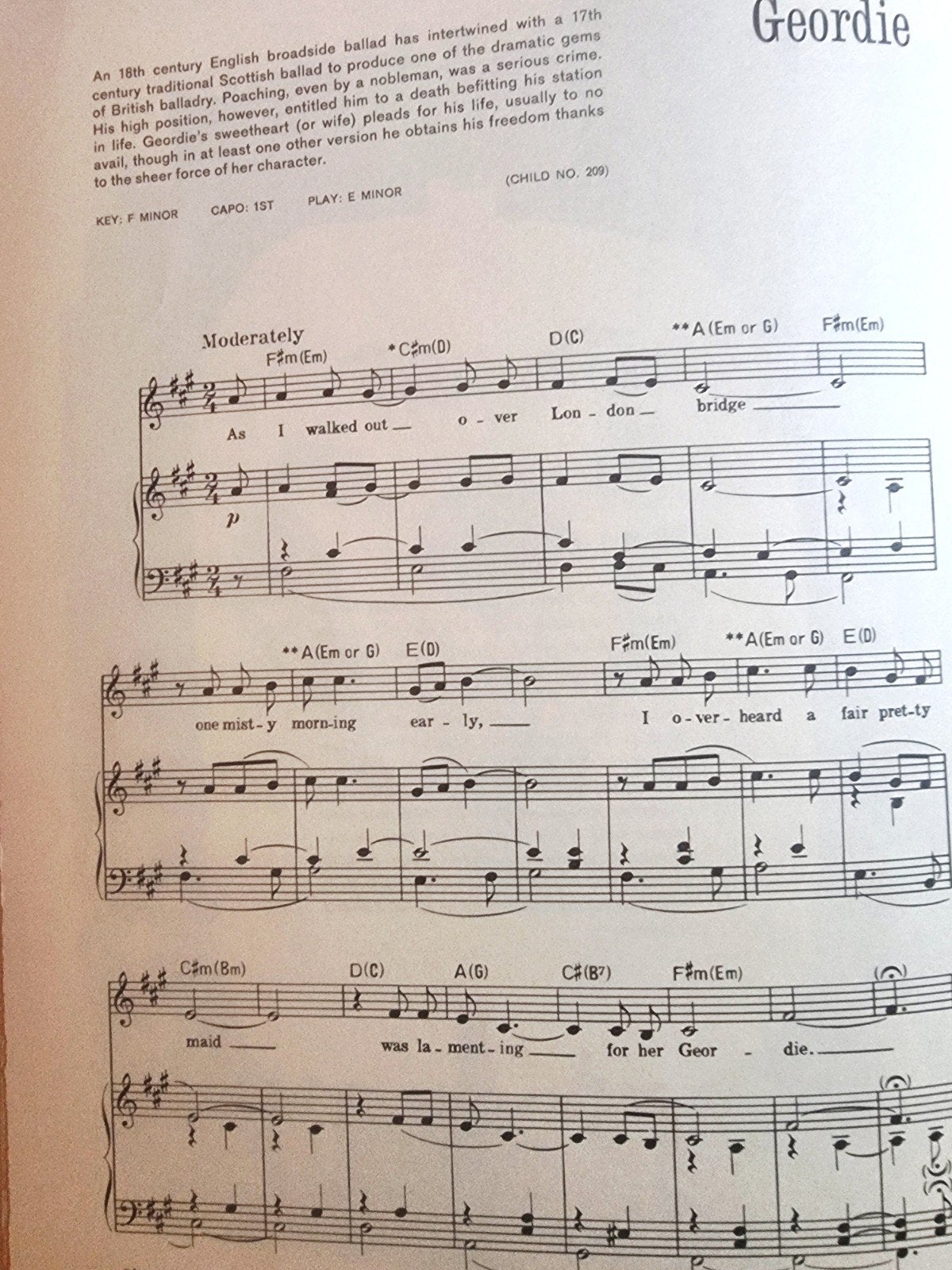 Joan Baez Songbook: British Ballads & Folk Songs Art15, Gebruikt, Gitaar, Ophalen of Verzenden, Artiest of Componist