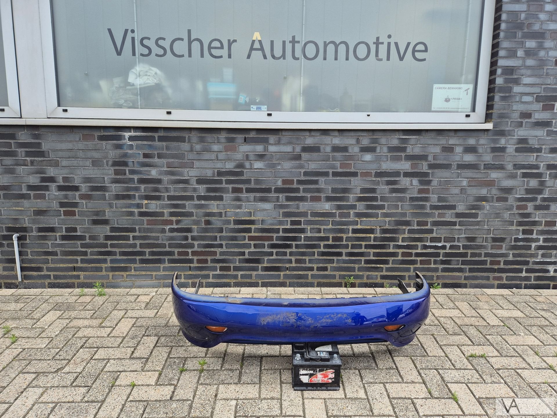 Voorbumper blauw van Fiat Barchetta 1995 - 2005 met balk, Gebruikt, -, Voor, -
