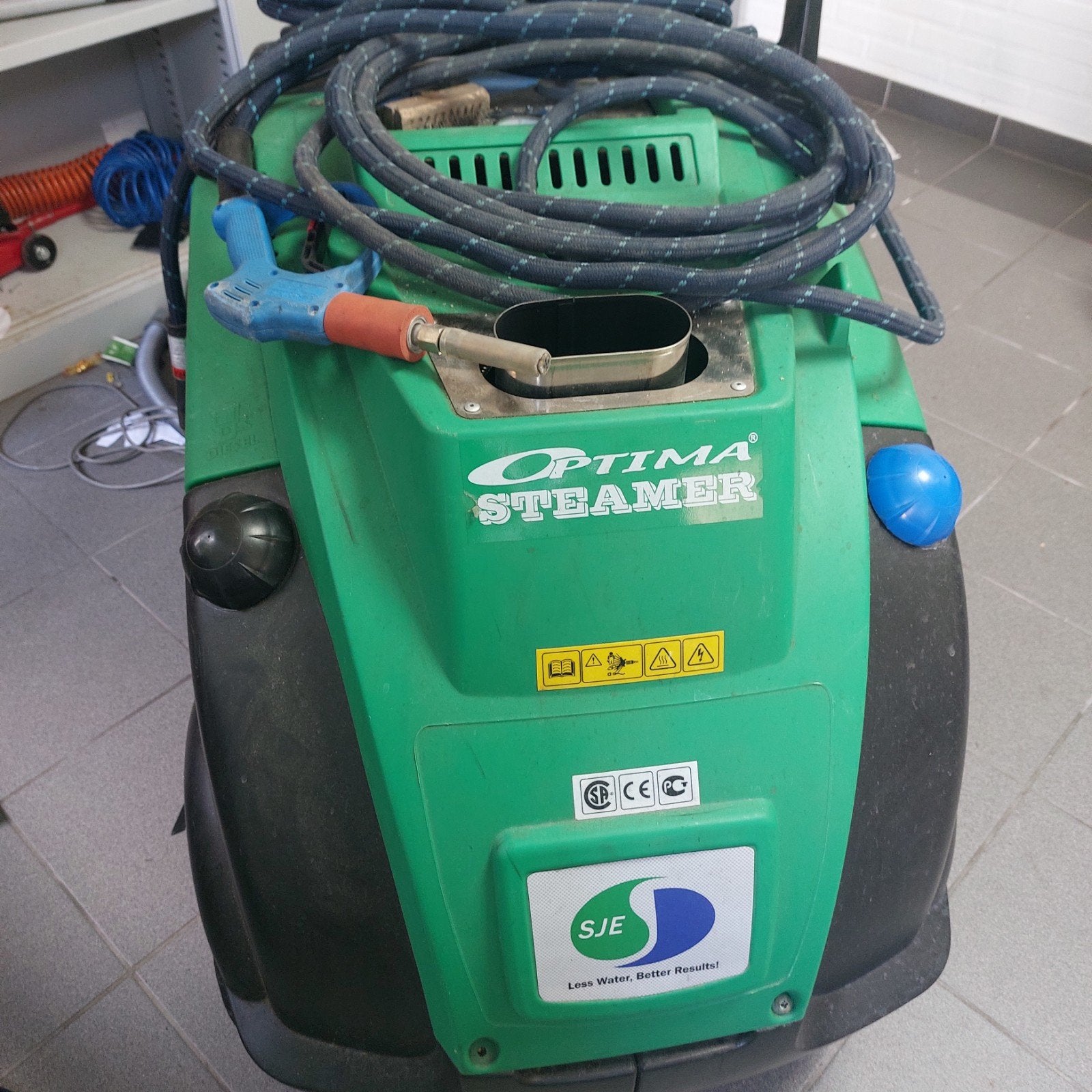 Professionele Optima Steamer Stoomreiniger, Ophalen