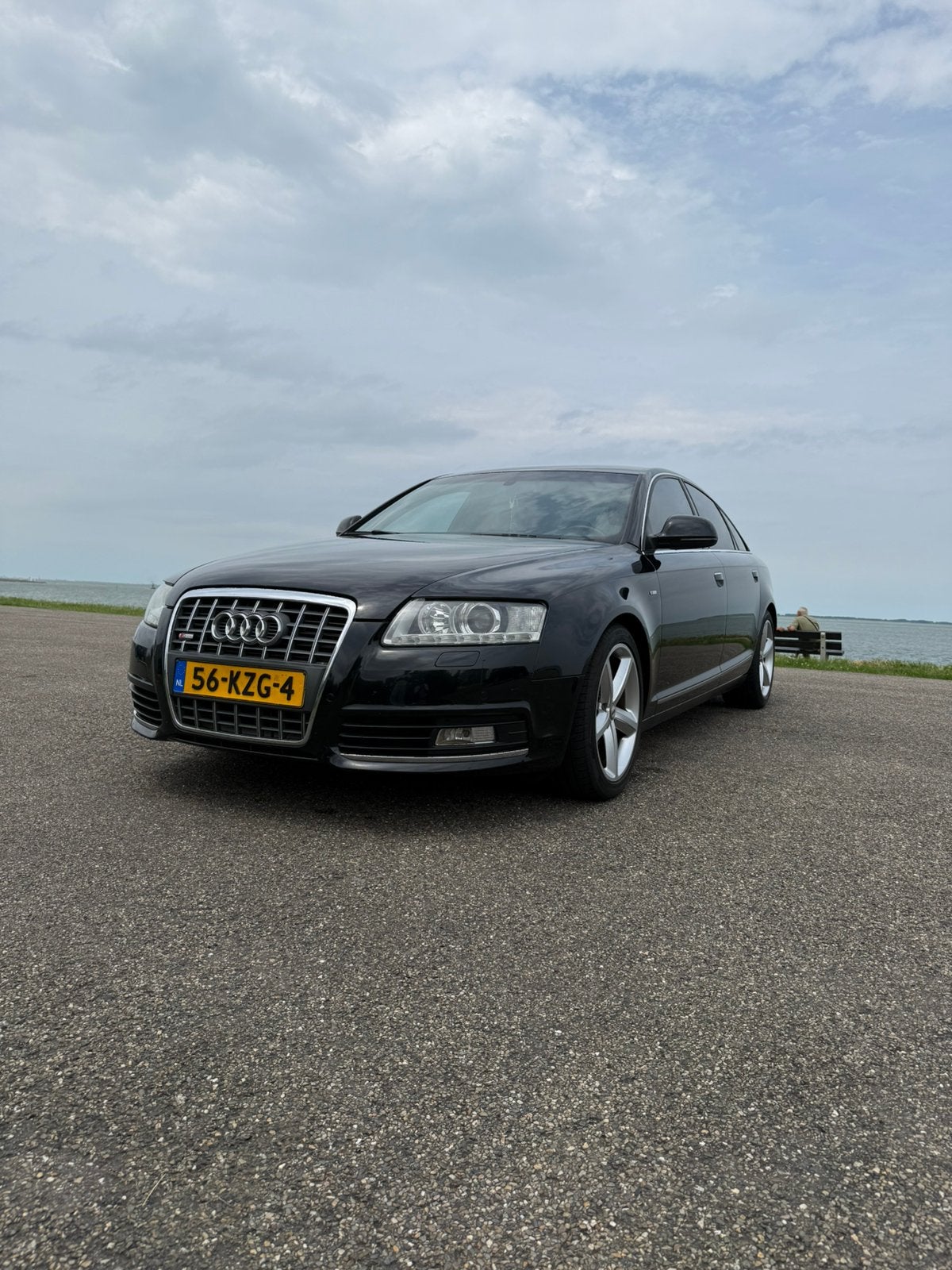 Audi A6 2.0 Tfsi 125KW AUT 2010 Zwart, Auto's, Audi, 1525 kg, 4 cilinders, 1984 cc, Zwart