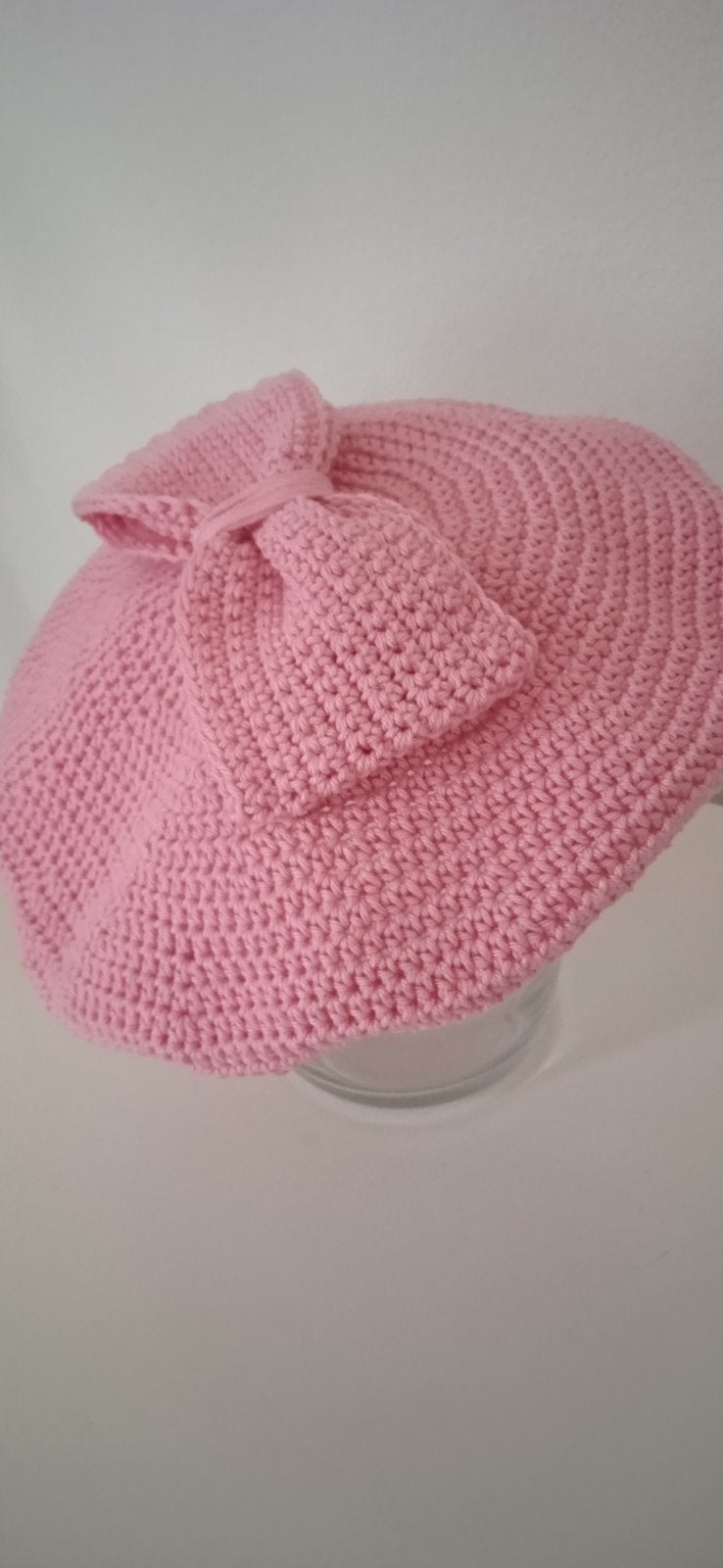 Baret, gehaakt/ de Haakboetiek, Meisje, Hoed, Nieuw, Ophalen of Verzenden