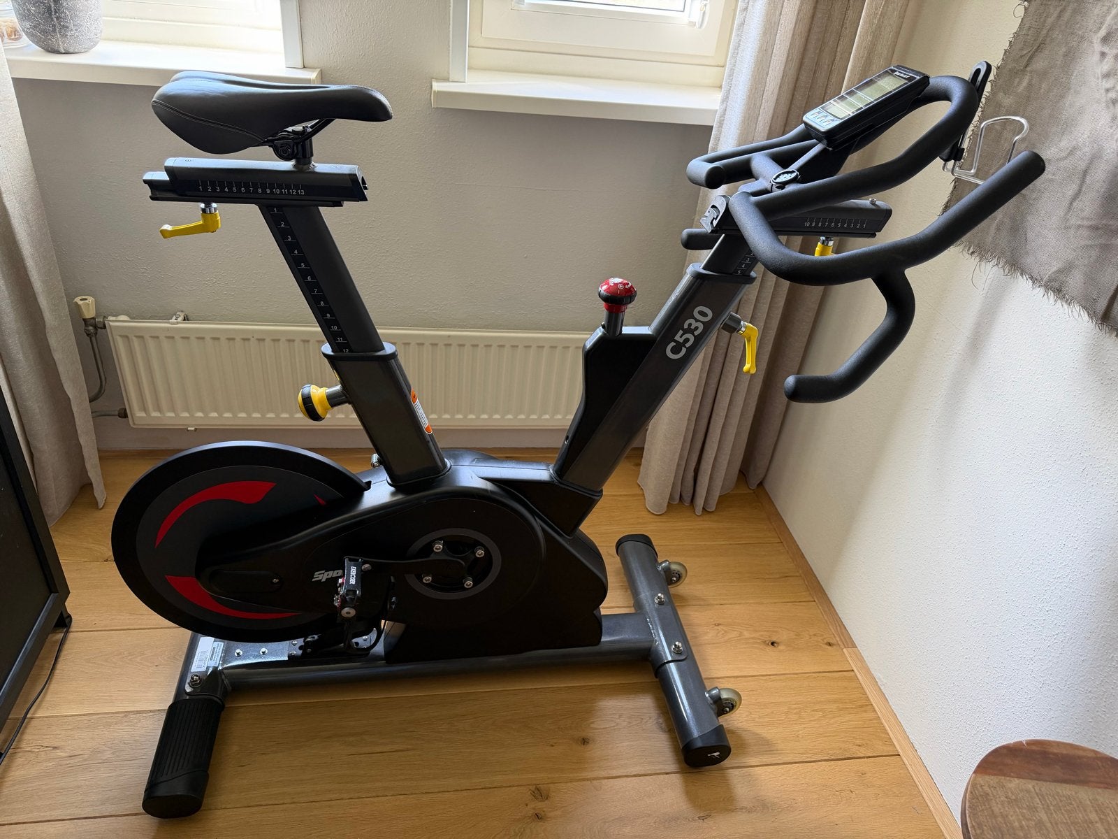 SportsArt C530 professionele Spinningfiets, Ophalen, Spinningfiets, Zo goed als nieuw, Metaal