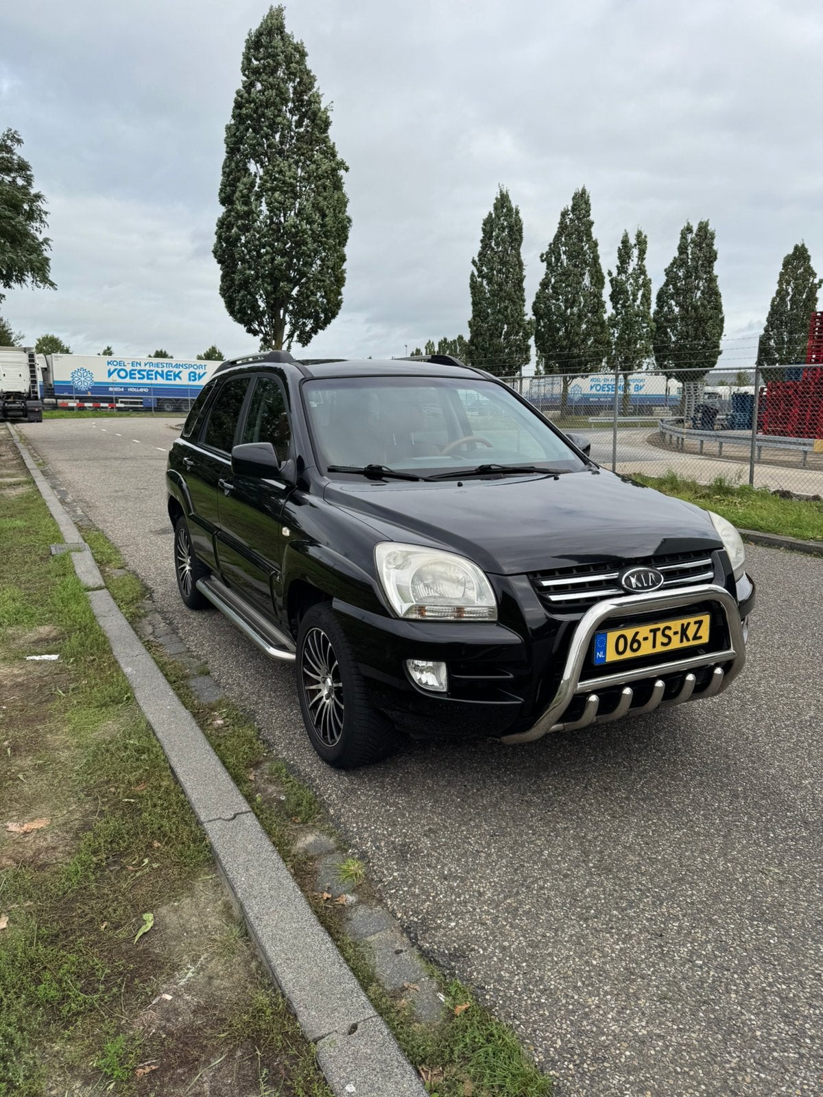 Kia Sportage 2.0 Benzine | 2007 | 217.000 km, Auto's, 1442 kg, Beige, 4 cilinders, Leder en Stof