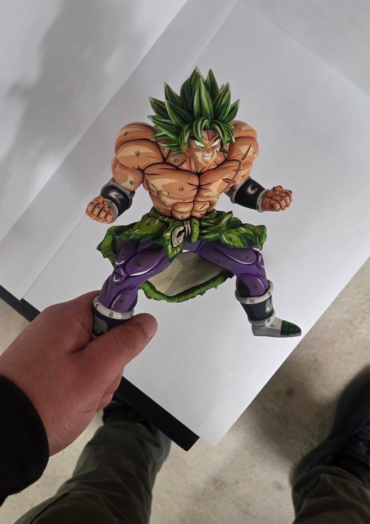 Dragon Ball Z Broly Figuur Orgineel met doos - Repaint, Ophalen of Verzenden, Zo goed als nieuw