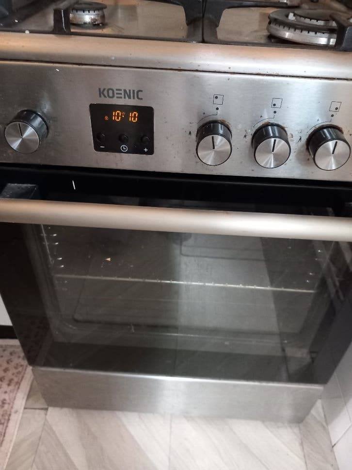 Koenic Gasfornuis, Witgoed en Apparatuur, Fornuizen, Ophalen, Gebruikt, Minder dan 85 cm, 60 cm of meer